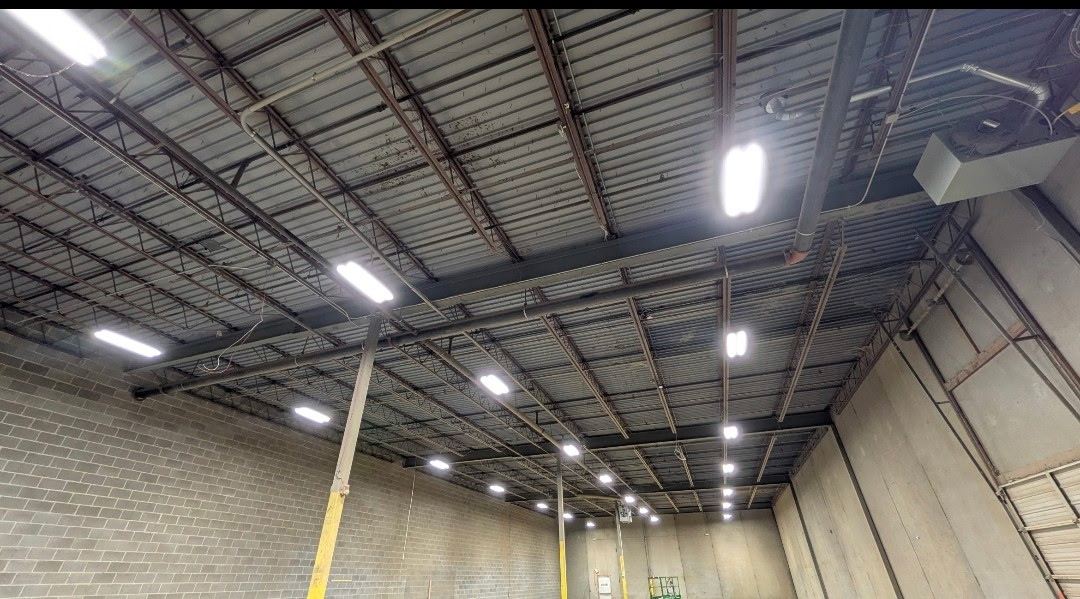 Warehouse LED upgrade completed by Pony Electric